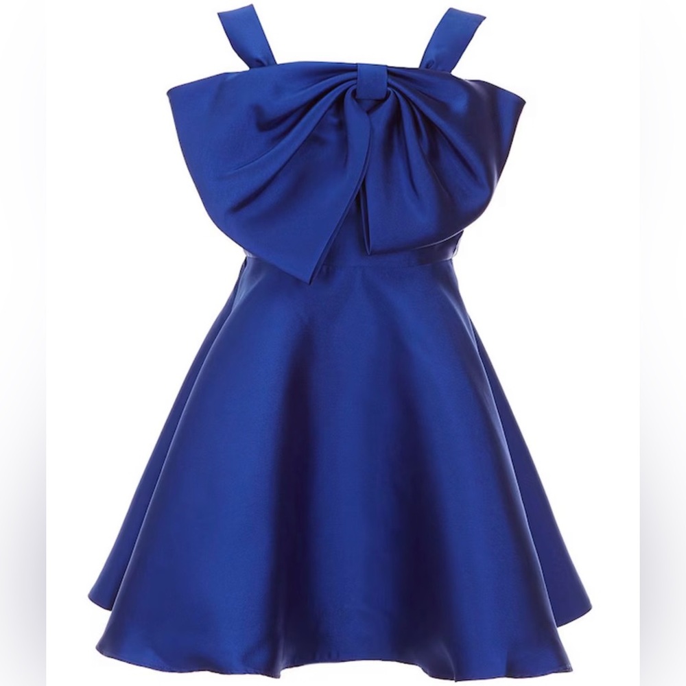 Rare Editions Navy Blue Formal Kids Dress